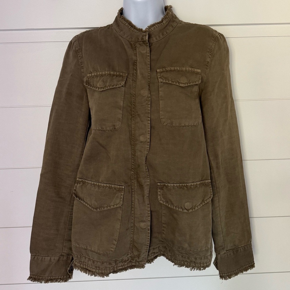 Loft Olive Green Utility Jacket, Women’s S